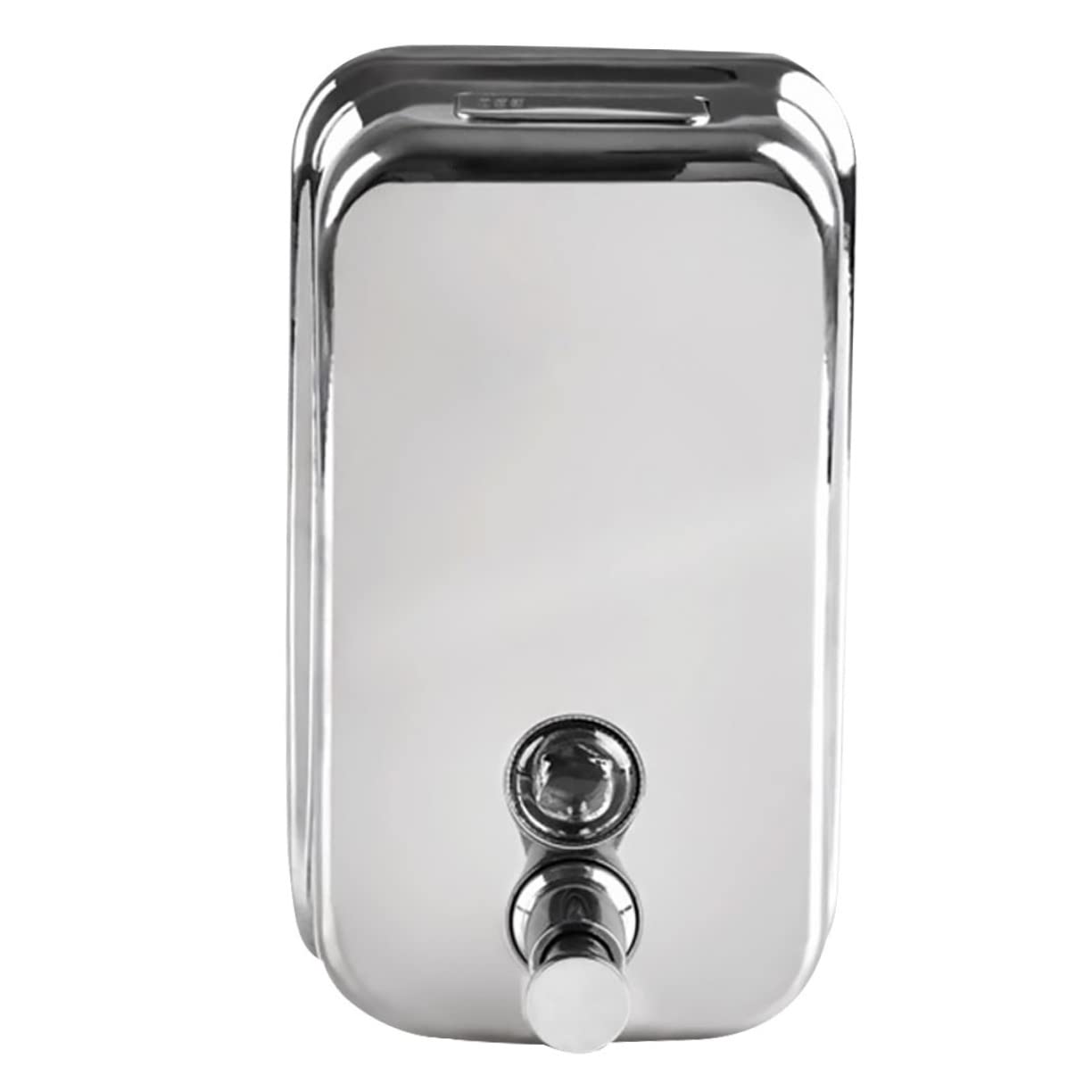 Gatuida Dispensador de Acero Inoxidable de Jabón Líquido Recargable y Montado en Pared 201 de 1000ml Diseño Duradero y Práctico Adecuado para Baño y Hotel