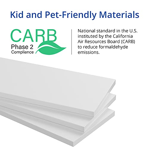 Cozy Castle Farmhouse Nightstands Set Of 2 With Charging Station, Small Bedside Tables With Adjustable Shelf, End Tables For Bedroom, Living Room, White #TOP6