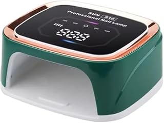 لمبة مجفف الأظافر، ماكينة تجفيف طلاء الأظافر الجل الاحترافية بقوة 108 وات مزودة بـ 36 إضاءة ليد فوق بنفسجية، SUN S10 - مجفف أظافر سريع التجفيف للاستخدام في الصالون والمنزل (أخضر)