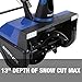 Snow Joe 15A Electric Snow Blower with Dual LED Lights, 22