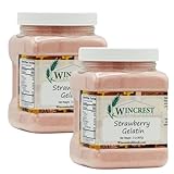 WinCrest Strawberry Gelatin - 2 Lb Tub (Pack of 2)