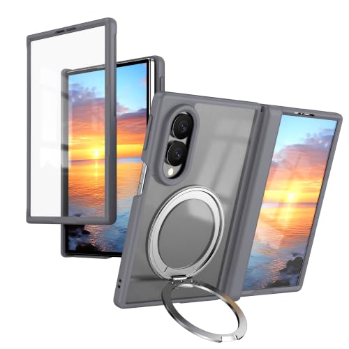 �y�ČRMIL�K�i�zFLURIKA �}�O�l�e�B�b�N�E�N���A for Samsung Galaxy Z Fold 8 Case with Hinge Protection & Screen Protector [Compatible with Magsafe]