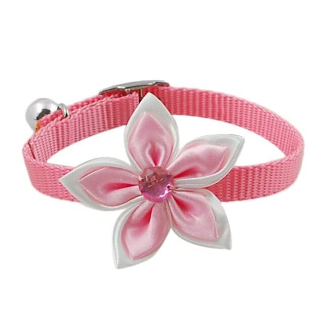 BohoBark Djustable Puppy and Cat Collars (Single Piece) Buckle Safety Neck Collar Strap with Bell Small Size (Colour and Print May Vary) Pink New (B0C1JKYFPV) Amazon Price History, Amazon Price Tracker