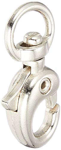 Pièces d'argent S27-61 aubergines pour réparer une attache de sac cassée 0.9xH3cm