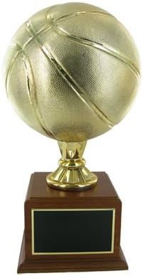 SHOP AWARDS AND GIFTS Customizable Championship Gold Basketball Trophy, Includes Personalization