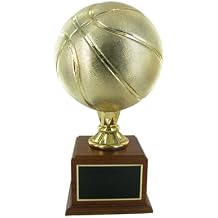 SHOP AWARDS AND GIFTS Customizable Championship Gold Basketball Trophy, Includes Personalization