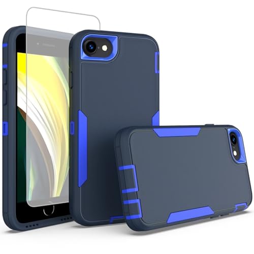 Coque iPhone 8 / 7 antichoc avec vitre verre trempé et support magnétique intégré