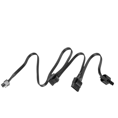 XSHERC GF1 650W 750W 850W 1000W 1200W、GPU PCIe 8ピン、CPU 4+4ピン、SATA 24ピン用モジュラー電源ケーブル(3 Mol Straight)