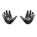 Produktbild Qinlee Handform Nipple Cover wasserdichte Unsichtbare Satin Nippelabdeckun Push-up Brust Aufkleber Nippel Cover Nippelpads Klebe pads Spielzeug für Erwachsene-schwarz