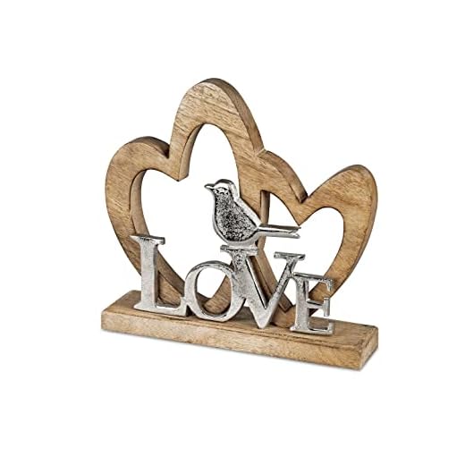 ITRR Hjärta med text, Love' ca 23 x 26 cm 578709