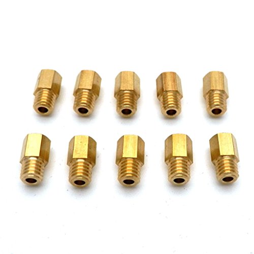 YUNSHUO 10x Hex Type Main Jets for MIKUNI VM/TM/TMX Carburetor 100-190 100 110 120 130 140 150 160 170 180 190