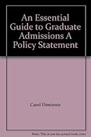 An Essential Guide to Graduate Admissions A Policy Statement 1933042028 Book Cover