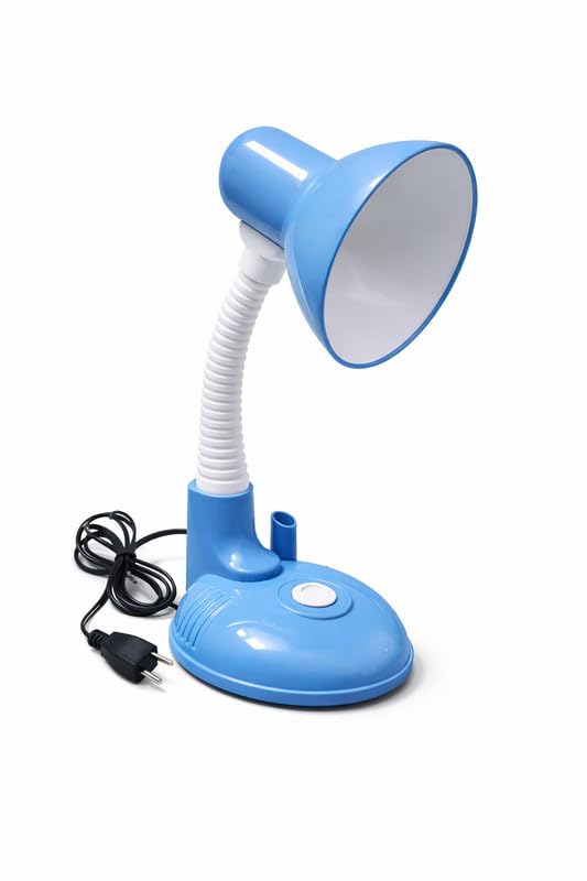 ALTRONA Flexible Neck Study Desk Lamp with Pen Holder | Adjustable Table Lamp E27 Holder with On/Off Switch | LED/CFL Compatible Study Light-image-43