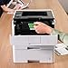 Brother HL-L5210DWT Business Monochrome Laser Printer with Dual Trays, Wireless and Gigabit Ethernet Networking, Duplex Printing, Large Paper Capacity, and Mobile Printing, White