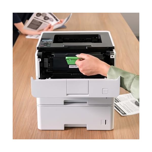 Brother HL-L5210DWT Business Monochrome Laser Printer with Dual Trays, Wireless and Gigabit Ethernet Networking, Duplex Printing, Large Paper Capacity, and Mobile Printing, White - Image 7