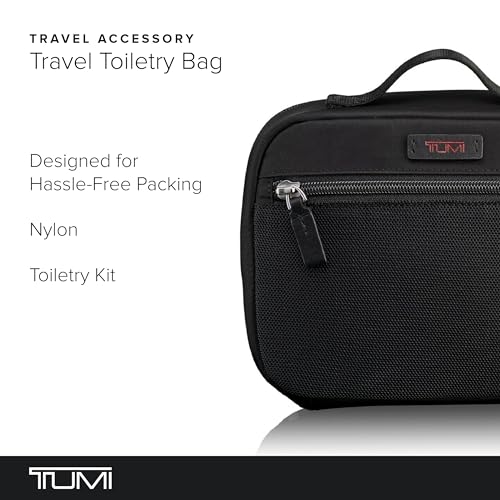 TUMI - Travel Accessory Pouch - Men's and Women's Case Organizer for Cords, Electronics, Cosmetics - Large, Black