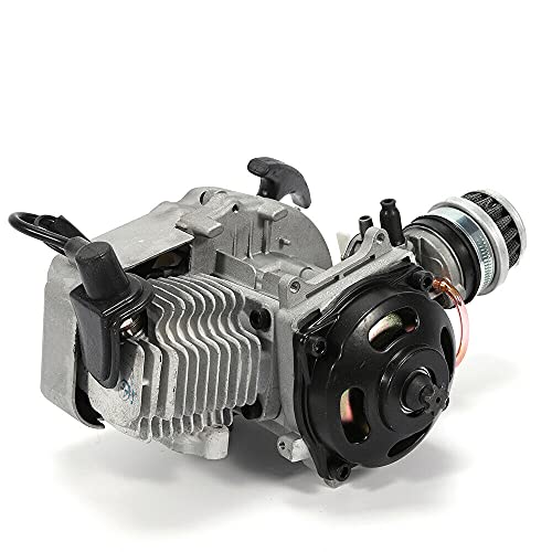 49cc 2 Stroke Mini Engine Motor 12500rpm Air-Cooled Racing Engine for Pocket Bicycle Mini Off-Road Vehicle Atv (Us Stock) (Model 3)