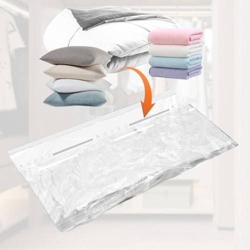 POKIENE Extra Large Vacuum Storage Bags 100x220cm Mattress Vacuum Bag for Moving and Returns-Mattress Sealable Storage Bag with Zip, Space Saver Vacuum Bag for Mattress