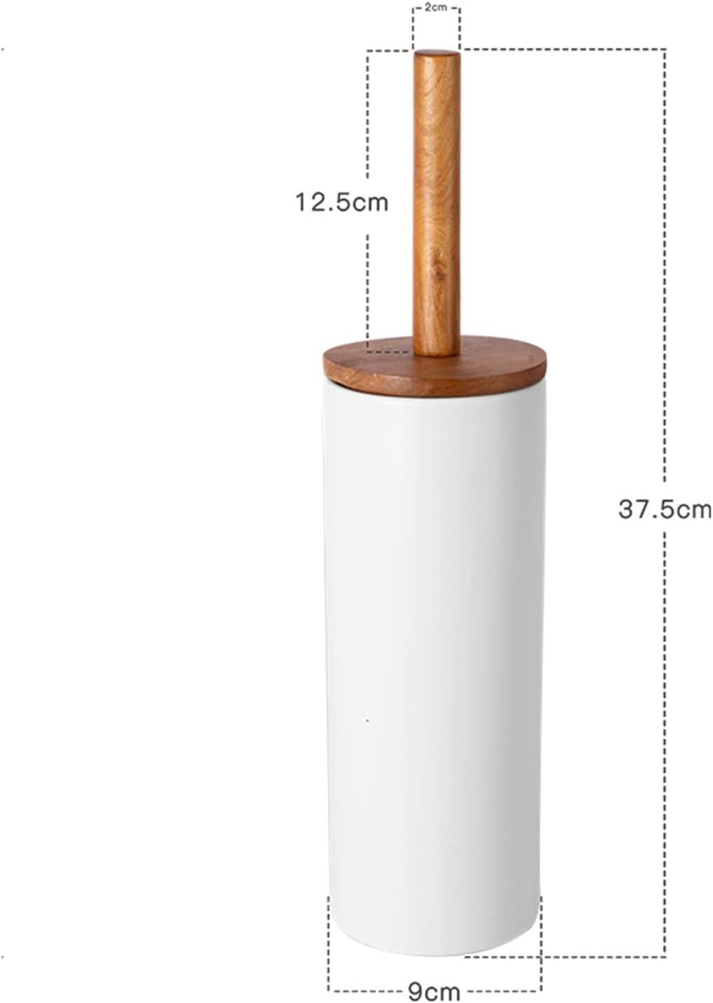 Bathroom White Toilet Brush Holder Toilet Brush Toilet Toilet Brush