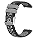 Fit for Samsung Galaxy Watch Active 2 40mm/ 44mm Watch Bands, Garmin Vivoactive 3 Music Bands, 20mm Quick Release Silicone Band Straps Wristbands for Galaxy Watch 42mm Women Men (Gray)
