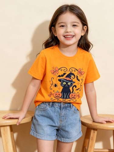 Image of Funnycokid Toddler Girls Graphic T-Shirt, Short Sleeve Tee, 2-8 Years