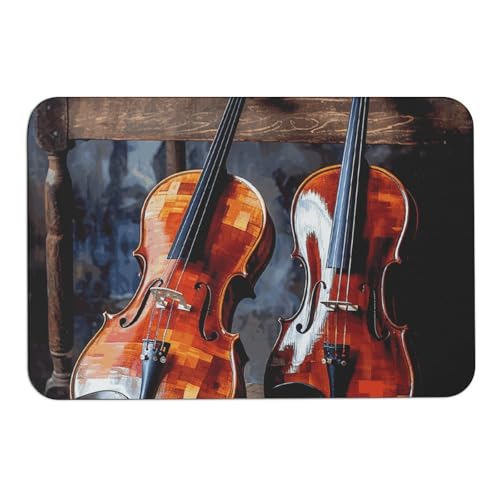 Tapis absorbant violon pour une entrée propre et musicale - 2
