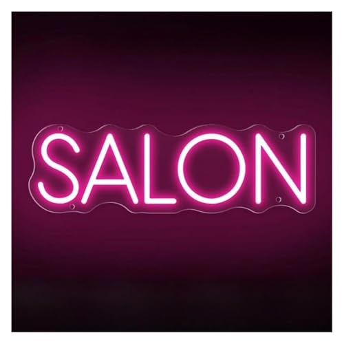 Enseigne lumineuse néon dimmable pour salon de coiffure et tatouage