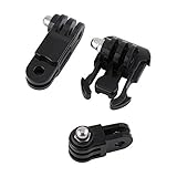 capacités pendant que vous êtes en déplacement. Caméras à utiliser sur l'angle de Surface. pour bien plus Convient aux pivots, idéal pour le montage adhésifSupport adhésif incurvéKit de montage pour casqueSupport pour casque