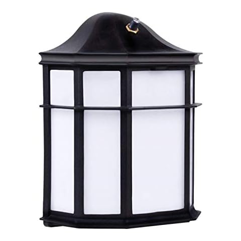 HARRRRD LED Wall Lantern Pack Light - Dusk to Dawn Photocell Included - 1 Pack 3000K (Warm White) Wall Mount Fixture, Exterior Security Lighting, Garage, Garden, Yard Cover