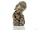 BOIHEGU Baby Buddha Statue Indoor Decor, 8 inch Resin Thinking Buddha Statue Spiritual Room Decor Zen Gifts