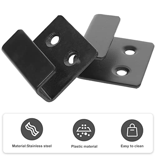 MUCKLILY 10 Stück Edelstahl Fliesenwandbügel Schwerlast Wandhaken Keramikfliesen Halterung Rostfrei 1.57X1.46X0.79 Zoll Für Küche Badezimmer Spiegelmontage