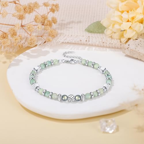 Image of JoycuFF ๐๐ถ๐ณ๐๐ ๐ณ๐ผ๐ฟ ๐ช๐ผ๐บ๐ฒ๐ป ๐ ๐ผ๐ผ๐ป๐๐๐ผ๐ป๐ฒ ๐๐ฟ๐ฎ๐ฐ๐ฒ๐น๐ฒ๐ Amazonite Colorful Imperial Jasper Stainless Steel Beads Bracelets, Graduation Christmas Valentines Mothers Day Birthday Gifts