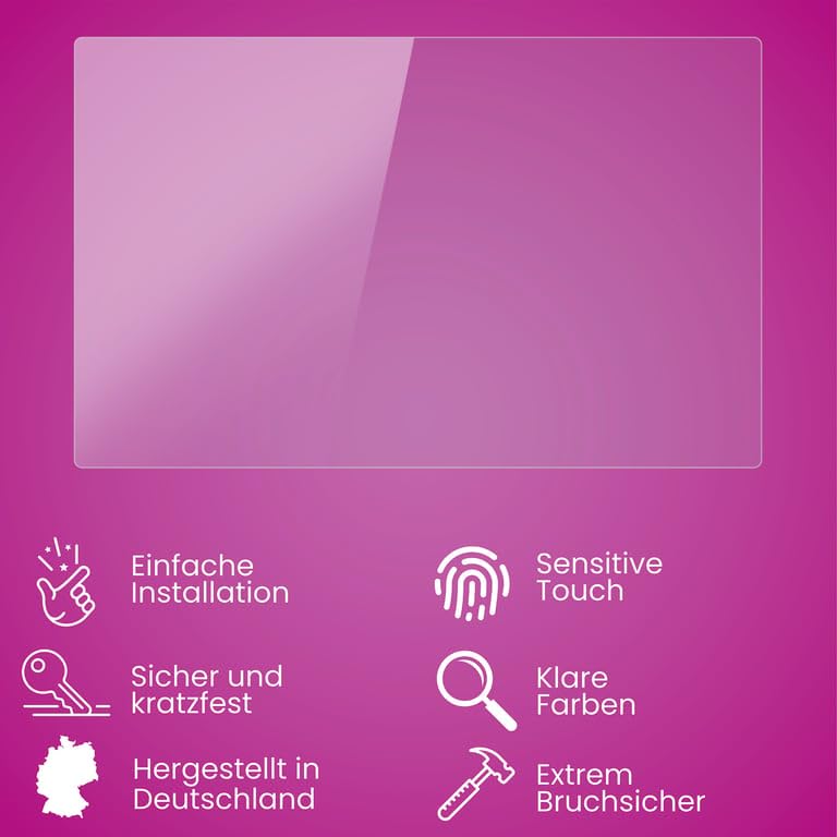 atFoliX Plastic Glass Protective Film compatible with Fujifilm X-T100 Glass Protector, 9H Hybrid-Glass FX Screen Protector