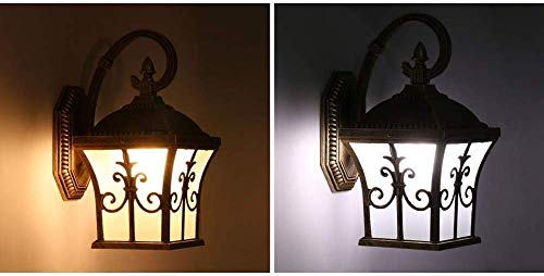 Luminaire de support rétro E27 imperméable pour sécuriser et décorer vos murs extérieurs