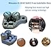 42-28-0015 42-28-0025 Front Rear Guide Roller Kit For Milwauke 2729-22, 2729-20, 2729-21, 6232-20, 6238-20, Deep Cut Band Saw