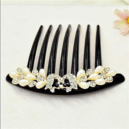 Lurrose - Pettine fermacapelli con perle