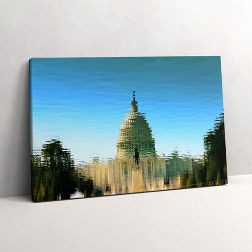 Tableau photo sur toile mosquée pour un salon zen et élégant 60x40cm