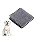 Housoutil 3pcs Towel for Dogs Fast Dry Pet Wash Towel Water Absorbent Blanket Machine Washable Grey