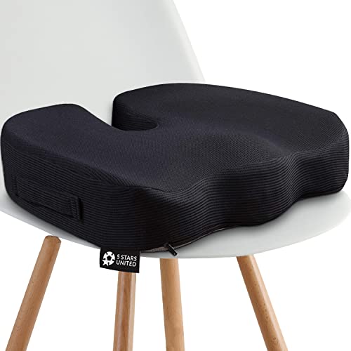 Nunubee Cuscino In Lino Rosso 50x50 Cm Con Imbottitura - Federa Con Cerniera Per Sedia, Supporto Lombare O Poggiapiedi