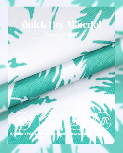 Milin Naco Mens Swim Trunks 5 inch Board Shorts with Zipper Pockets Bathing Suit Mesh Lining Swimsuit Quick Dry3