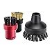 XIAOXIN Home Appliance Filter Kit 3 PCs fit für Karcher SC1 SC2 SC3 SC4 SC5 SC7 CTK10 Roboter-Staubsauger-Zubehör Ersatzbürstenkopf Ersatzteile Set Kleine Hausgeräte-Teile (Color : Black Red)