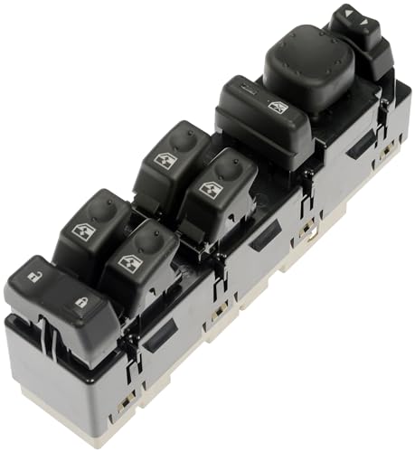 Dorman 901-075 Front Driver Side Master Window Switch Assembly - 8 Button Compatible with Select Cadillac/Chevrolet/GMC Models