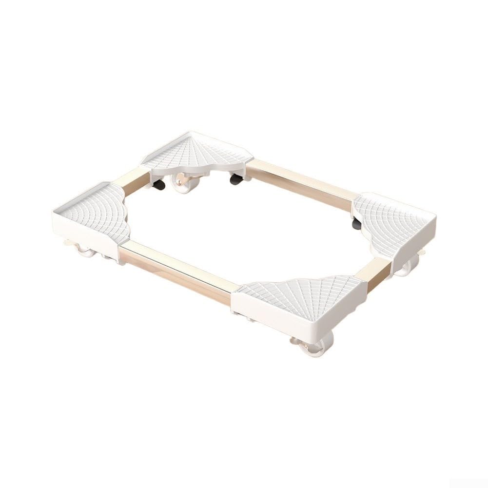 Base Mobile con Ruote per Mobili Pesanti Regolabile(Black)
