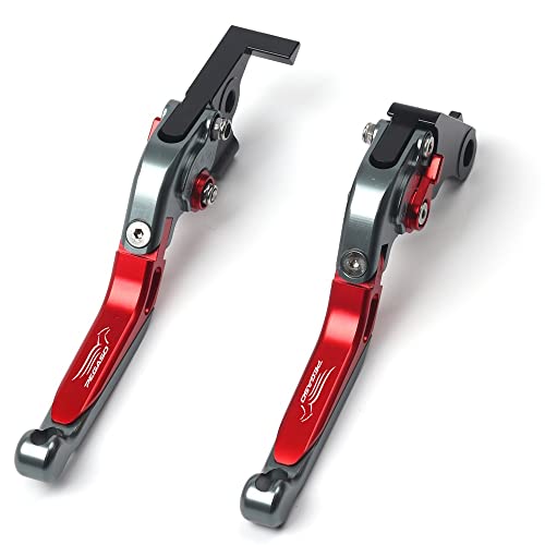 GHRITA Für Aprilia NA 850 Mana 2007–2012 Motorrad-Bremskupplungshebel, Verstellbar, Erweiterbar, Faltbar, CNC-Aluminium-Zubehör (Farbe : 12)