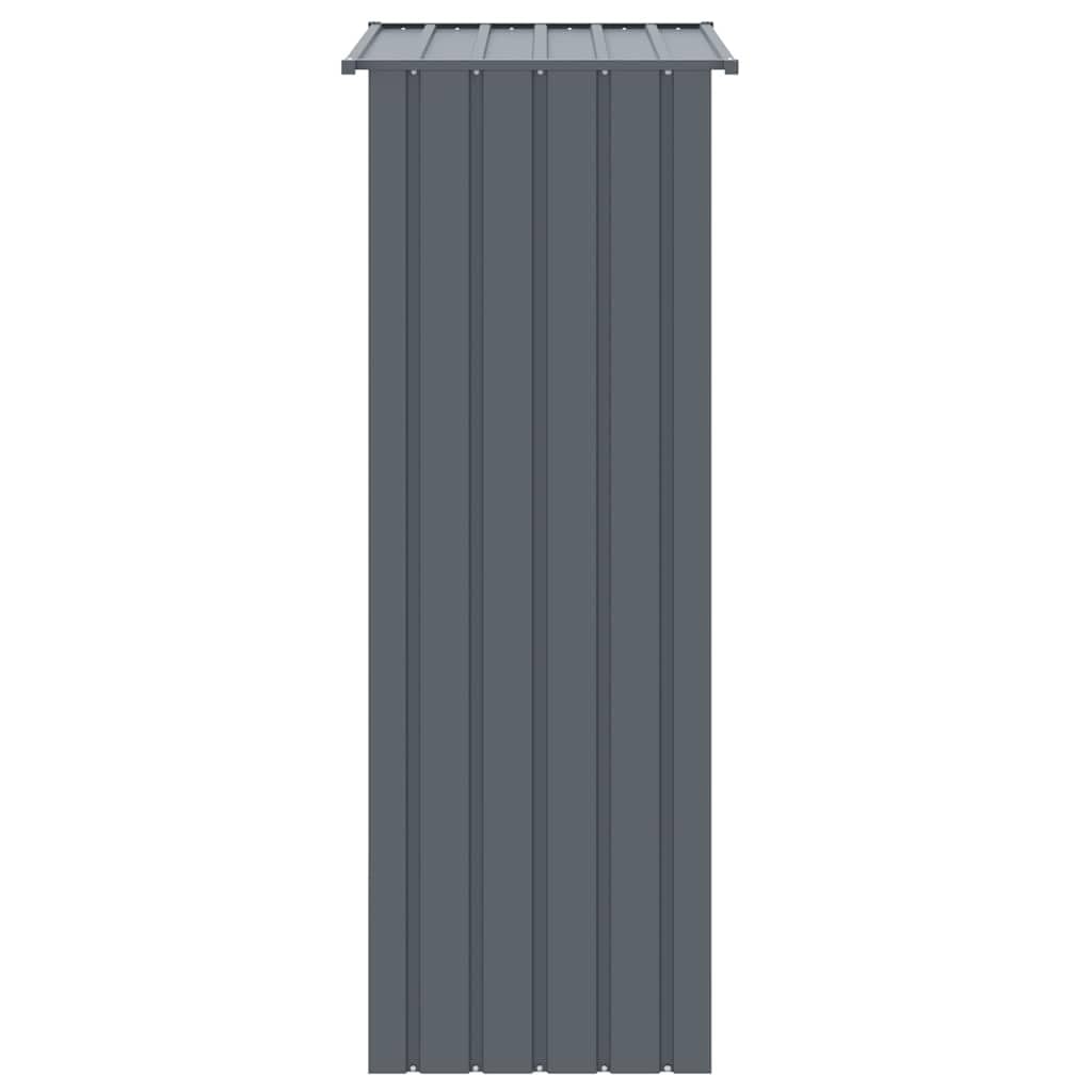 Willood Voliere, Vogelkäfig mit abschließbarer Vogelhaus Anthrazit 215x78x200 cm Verzinkter Stahl