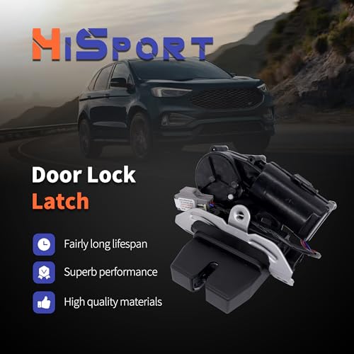 Image of HiSport Liftgate Hatch Lock Latch Actuator GJ5Z-7443150 - Compatible with Ford Edge Escape 2017 2018 2019 - Replacement for GJ5Z-7443150 GJ5Z7443150 GJ5Z-7443150B GJ5Z7443150B