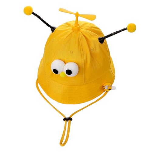 Chapeau de soleil jaune à hélice pour enfants OhMill