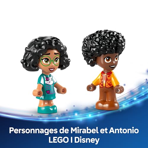 LEGO ǀ Disney La Maison d’Encanto Miniature - Jouet de Construction avec Princesse Mirabel & Antonio Madrigal, 1 Figurine de Capybara & Accessoires Dont 1 Clé - Cadeau pour Fille dès 5 Ans 43261