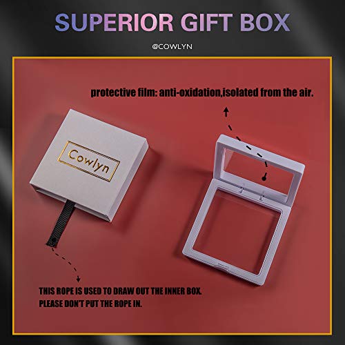 Cowlyn Paper Clip Pearl Necklace Vintage Chunky Link Chain Baroque Cultured Pearls 18K Gold Choker Fashion Retro Charm Valentine Jewelry For Women Girls(With Gift Box) #TOP5