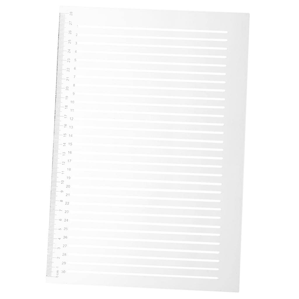Soft PP Straight Ruler Measuring Tool Stencil for Student School Office-image-40